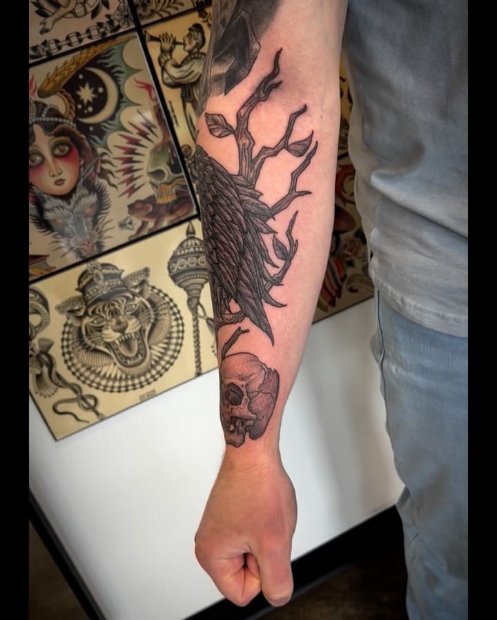 Tattoo by Derek Sheehan