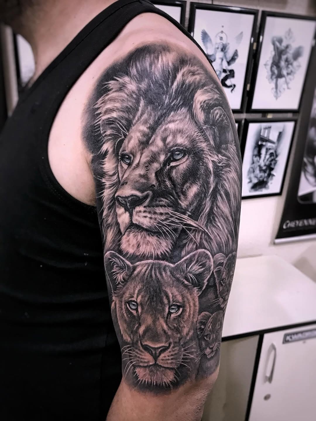 Albert Silver Needle tattoo