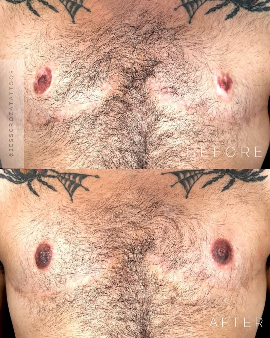 Jessica Groza | Tattoos | Lip Blush | 3D Areola tattoo