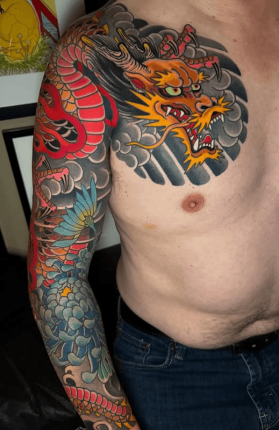 MIKE RUBENDALL tattoo work