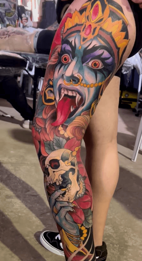 Pipa Kabuki tattoo
