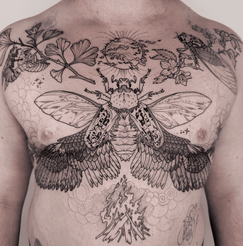 Pony Reinhardt Wulfgang tattoo work