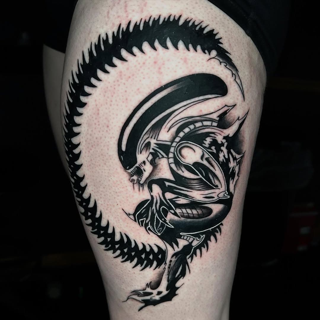 Trash Polka tattoo example