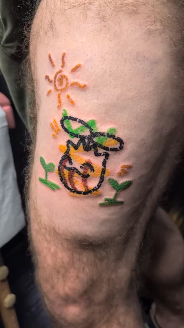 Xan Lawrence tattoo